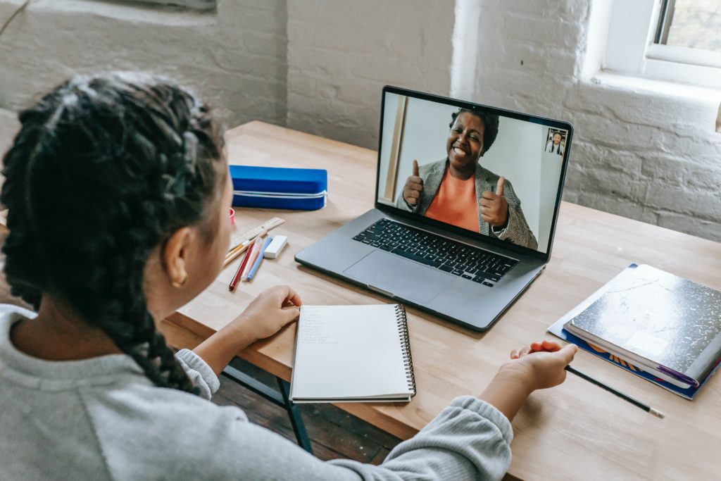 image of a telehealth session