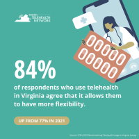Benefits of Telehealth and Needed Areas of Improvement, According to Virginia’s Licensed Providers